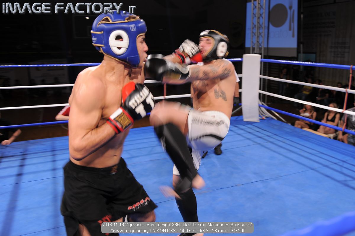 2013-11-16 Vigevano - Born to Fight 3860 Davide Frau-Marouan El Soussi - K1